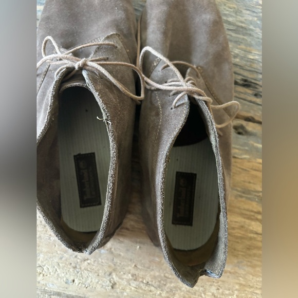 Men's Timberland leather loafers color cream size 11.5 - Picture 7 of 8